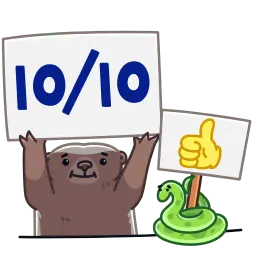 Медоед sticker 3