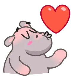 Бегемот Хоппер sticker 2