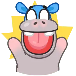 Бегемот Хоппер sticker 4