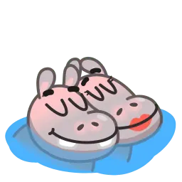 Бегемот Хоппер sticker 6