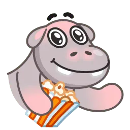 Бегемот Хоппер sticker 7
