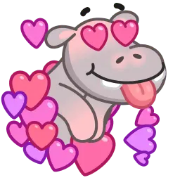 Бегемот Хоппер sticker 9