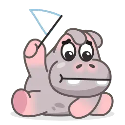 Бегемот Хоппер sticker 10