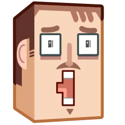 Человек-коробка sticker 4
