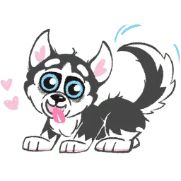 Husky sticker 2