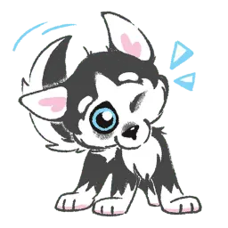 Husky sticker 3