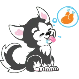 Husky sticker 7