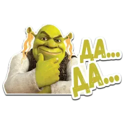 Шрек sticker 2