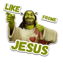 Шрек sticker 11