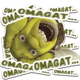 Шрек sticker 4