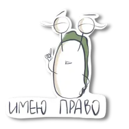 Имею право sticker 9