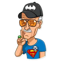 Stan Lee sticker 12