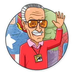 Stan Lee sticker 5