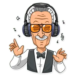 Stan Lee sticker 7