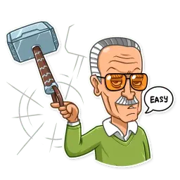 Stan Lee sticker 9