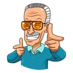 Stan Lee sticker 10