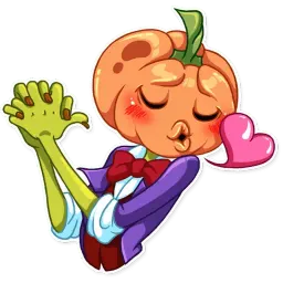 Jack Pumpkin Head sticker 2