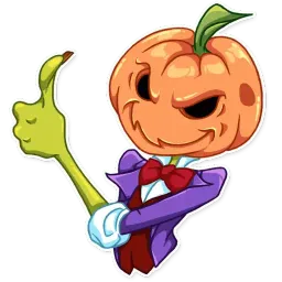 Jack Pumpkin Head sticker 3