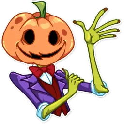 Jack Pumpkin Head sticker 5