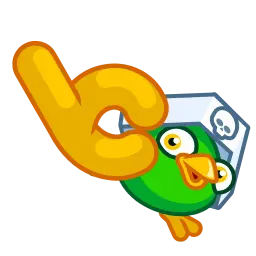 Попугай Джек sticker 3