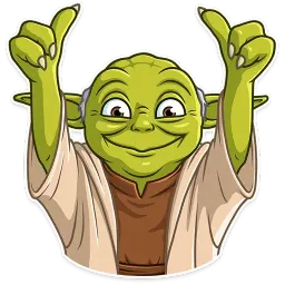 Master Yoda sticker 3