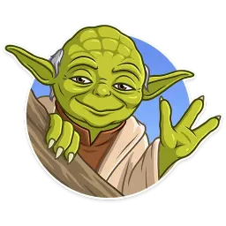 Master Yoda sticker 5