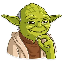 Master Yoda sticker 6