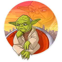 Master Yoda sticker 8