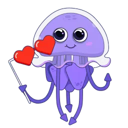 Медуза Тони Telegram sticker pack
