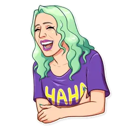 Jenna Marbles Telegram sticker pack