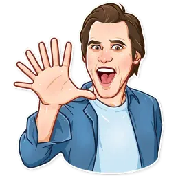 Джим Керри sticker 2