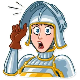 Joan of Arc sticker 4
