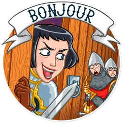 Joan of Arc sticker 5