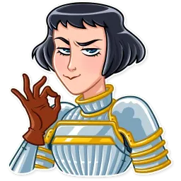 Joan of Arc sticker 6