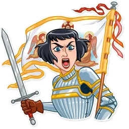Joan of Arc sticker 8