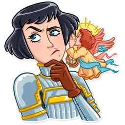 Joan of Arc sticker 9