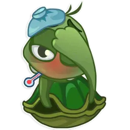 Sad Turtle Joe sticker 3