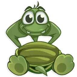 Sad Turtle Joe sticker 4