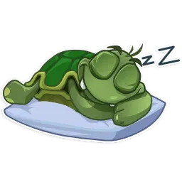 Sad Turtle Joe sticker 6