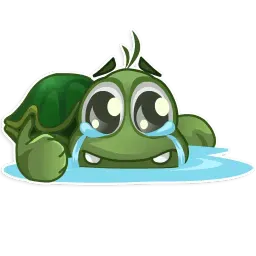 Sad Turtle Joe sticker 9