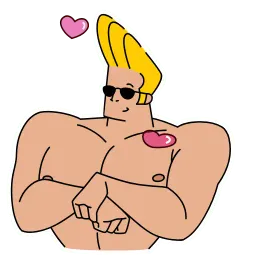 Джонни Браво sticker 2