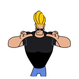 Джонни Браво sticker 3