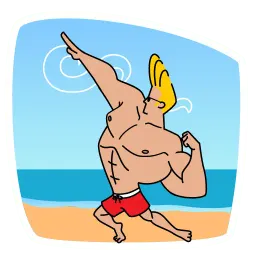 Джонни Браво sticker 5