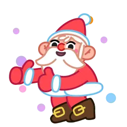 Весёлый Санта sticker 3
