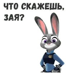 Джуди Хоппс Telegram sticker pack