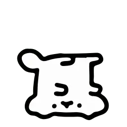 Белый кот sticker 2