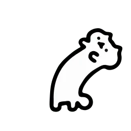 Белый кот sticker 6