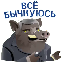 Кабанчиком sticker 9