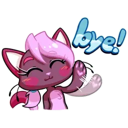 Kate the Flirty Cat @TgSticker sticker 3