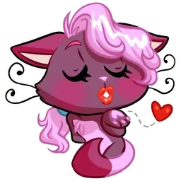 Kate the Flirty Cat @TgSticker sticker 5